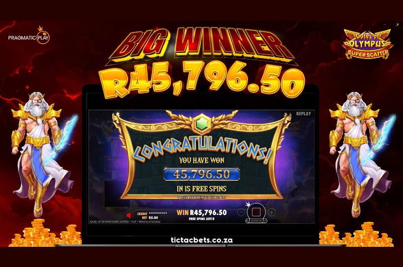 R45K Gates of Olympus Super Scatter Win